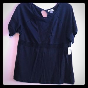 Cute lace trimmed shirt